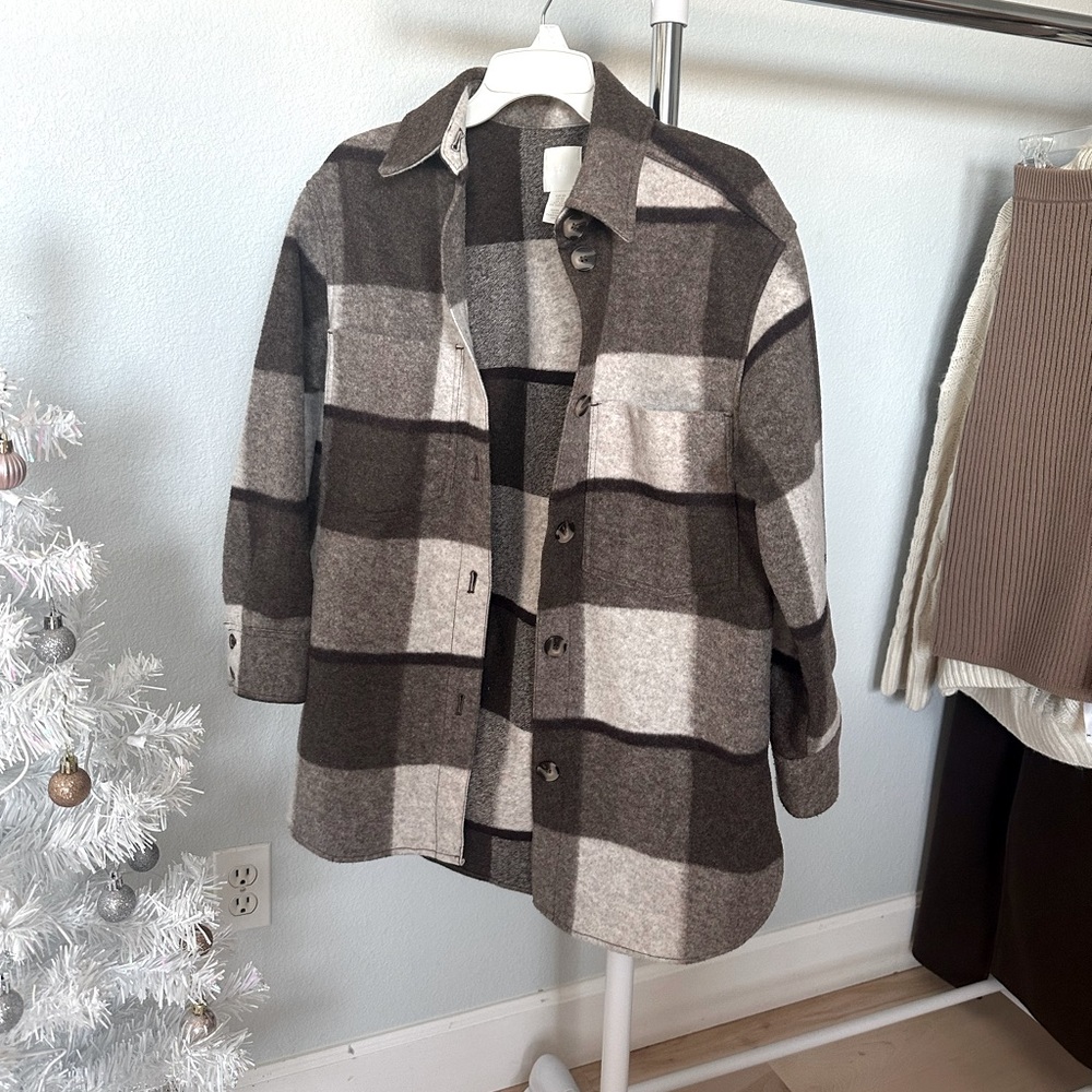 Brown Shacket - image 1